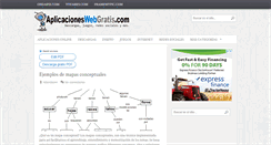Desktop Screenshot of aplicacioneswebgratis.com